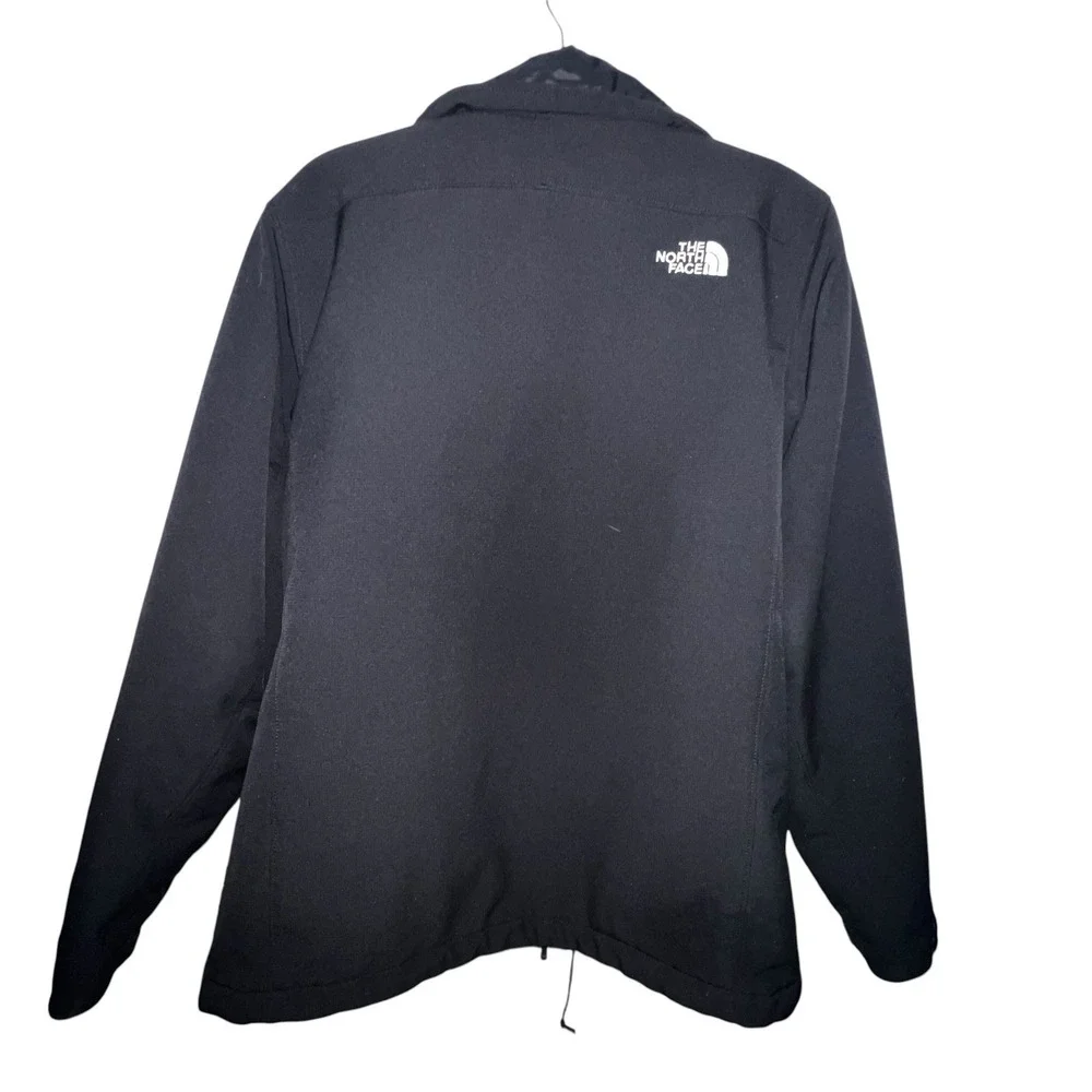 The North Face Men's Black Full Zip Jacket Size Medium Soft Shell‎ Broken Zipper
